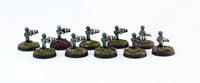 PTD HOF49 Grey Alien Soldiers - 10 Miniatures - Set 1