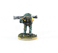 PTD IA009 Retained Knight with Anvil 888 - Green