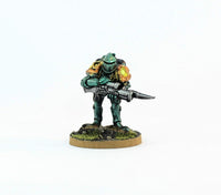 PTD IA014 Retained Varlet with Angis Rifle - Green