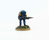 PTD IA015 Retained Varlet with Angis Rifle - Blue