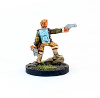 PTD IA234 Planetary Militia Scout with Moth Pistol and Binocs