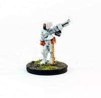 PTD IA266 Grima standing with Moth Rifle raised