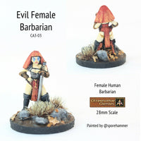 CA3-03 Evil Female Barbarian