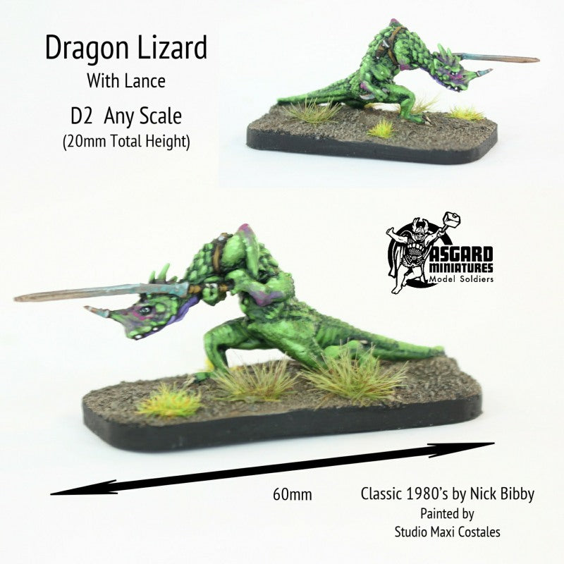 D2 Dragon Lizard with Lance | Alternative Armies