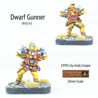 DH10-01 Dwarf Gunner covering Ears