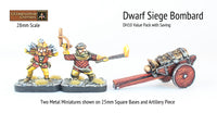 DH10 Dwarf Siege Bombard (Value Pack with Saving)