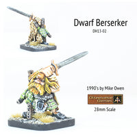 DH13-02 Dwarf berserker with two handed Sword