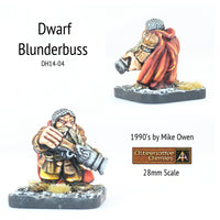 DH14-04 Dwarf in mail armour with Blunderbuss