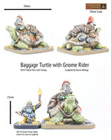 DH19 Baggage Turtle with Gnome Rider (50mm long) (Pack or Parts)