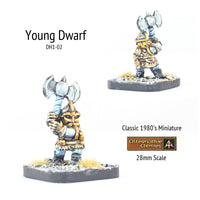 DH1-02 Young Armoured Dwarf with Butterfly Axe