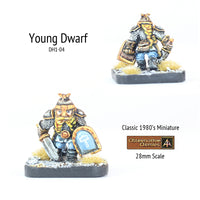 DH1-04 Young Armoured Dwarf with Short Sword and Shield