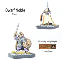 DH4-01 Dwarf noble with Sword and Shield in mail