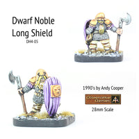 DH4-05 Dwarf noble with Axe and Large Shield