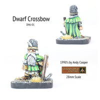 DH6-01 Dwarf in Hat standing with Crossbow