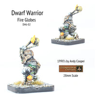 DH6-02 Dwarf in Armour whirling Fire Globes