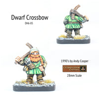 DH6-05 Dwarf with Crossbow resting on shoulder