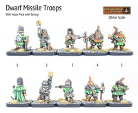 DH6 Dwarf Missile Troops (Value Pack with Saving)