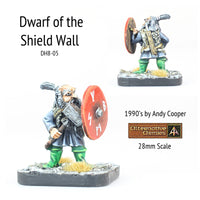 DH8-05 Dwarf with Runic Hammer and Shield