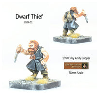 DH9-01 Dwarf thief with Dagger