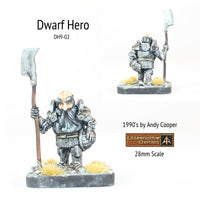 DH9-02 Dwarf hero with Halberd in plate armour