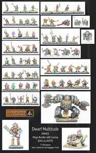 DHM01 Dwarf Multitude Miniature Set (Every Code) - Save 10%