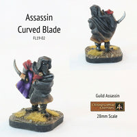 FL19-02 Guild Assassin with Curved Blade