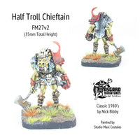 FM27v2 Half Troll Chieftain (35mm tall)