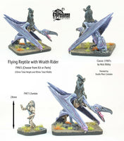 FM65 Flying Reptile with Wraith Rider (Kit or Parts) 80mm total length