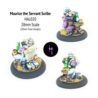 HAL020 Maurice the Servant Scribe (with free slot base)