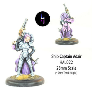 HAL022 Ship Captain Adair (with free slot base)