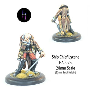 HAL023 Ship Chief Lycene (with free slot base)