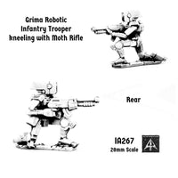 IA267 Grima kneeling firing Moth Rifle