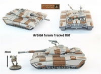 IAF100A Taranis Tracked MBT Cannon Turret (Super Heavy) - Free Pack of Drones included