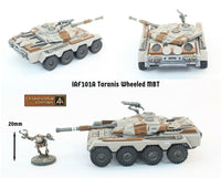 IAF101A Taranis Wheeled MBT Cannon Turret (Super Heavy) - Free Pack of Drones included