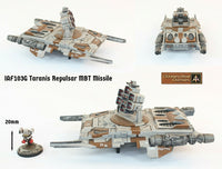 IAF103G Taranis Repulsar MBT Missile Turret (Super Heavy) - Free Pack of Drones included