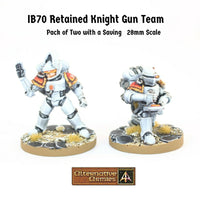 IB70 Retained Knight Gun Team (Two Pack with Saving)