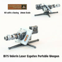 IB75 Valerin Laser Espaten Portable Weapon (Kit with Saving)