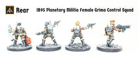 IB95 Planetary Militia Female Grima Control Squad (Four Miniatures with Saving)