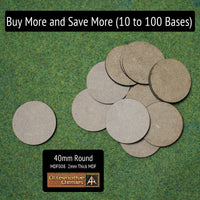 MDF008 40mm Round – Buy More Save More (10 to 100 bases)