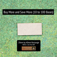 MDF013 40mm by 20mm – Buy More Save More (10, 50, 100)