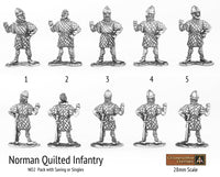 NO2 Norman Infantry (Pack of Five or Singles)