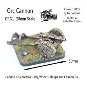 ORG1 Orc Cannon Kit (includes cannon ball)