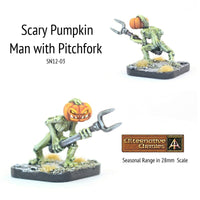 SN12 Scary Pumpkin Men (Pack or Single Miniatures)