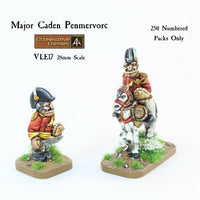 VLE17 Major Caden Penmervorc (Foot and Mounted Set)