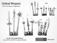 VNT51 Undead Weapon Sprues (10 Pieces) (Set or Singles)