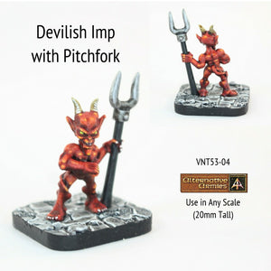 VNT53-04 Devilish Imp with Pitchfork (Free Auto in Orders until 8th July)