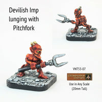 VNT53-07 Devilish Imp lunging with Pitchfork - Save 10%