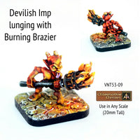 VNT53-09 Devilish Imp lunging with Burning Brazier (Save 10%)