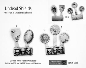 VNT59 Undead Shields (5 Pieces) (Set or Singles)