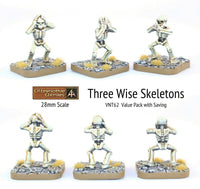 VNT62 Three Wise Skeletons (Value Pack) (Free automatically in all orders until 6th Feb 2025)